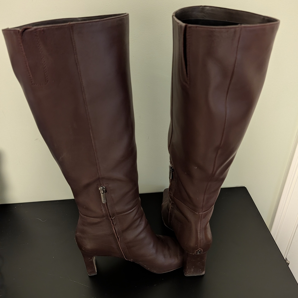 Sam Edelman Sylvia Boots in Spiced Pecan, Size 9 Wide Calf - Picture 5 of 12
